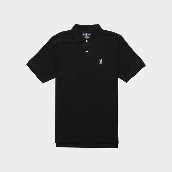 ✨PSYCHO BUNNY by ROBERT GODLEY CLASSIC BLACK SZ 4X POLO✨ - Picture 3 of 9